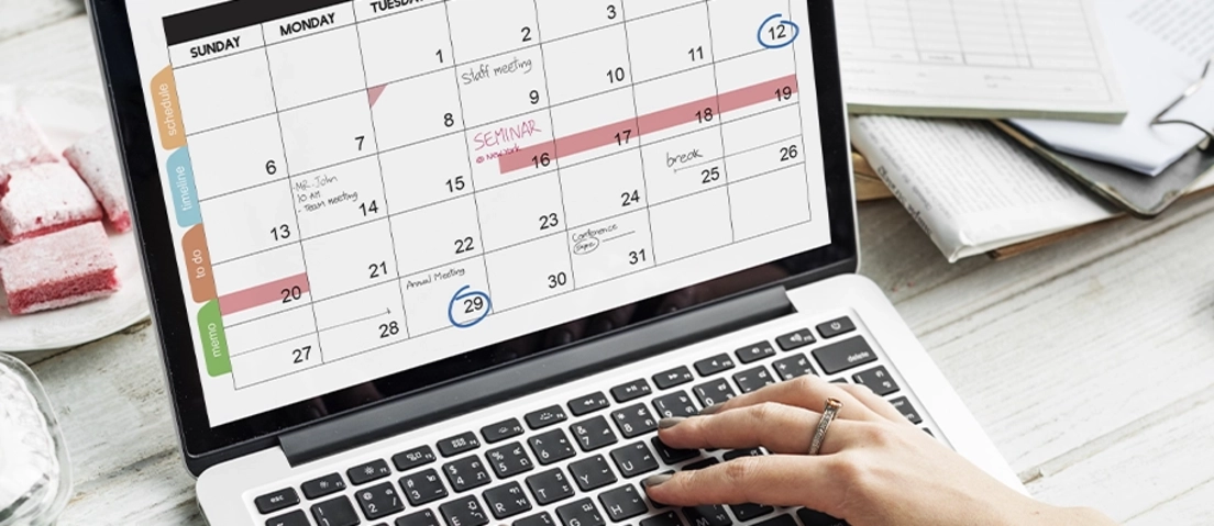 Cómo diseñar o imprimir un calendario