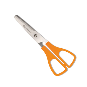 Kaicut Forbici per la scuola 13 cm punta arrotondata (arancione)