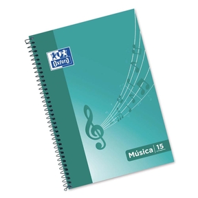 Oxford Music Pad Folio 20 Fogli 15 Pentagrammi