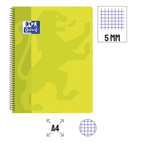 Caderno Oxford A4 Soft Touch Notebook 5x5 mm (Lima)