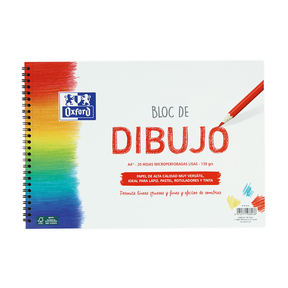 Oxford Blocco da Disegno A4 130 g