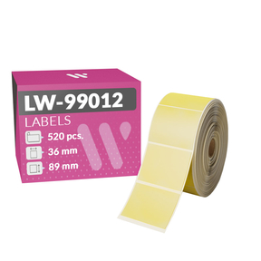 Dymo LW-99012 Etichette Compatibili (36,0x89,0 mm – 520 Pz.)