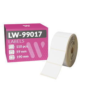 Dymo LW-99019 Etichette Compatibili (59,0x190,0 mm – 110 Pz.)