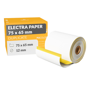 PixColor rolo de Papel Calculadora Autocopiativo 75x65 mm (1 Unidade)