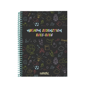 Agenda Nokers 25/26 Copertina Morbida Primaria - Study