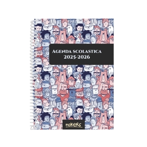 Agenda Nokers 25/26 Copertina Morbida Scuola Secondaria – People