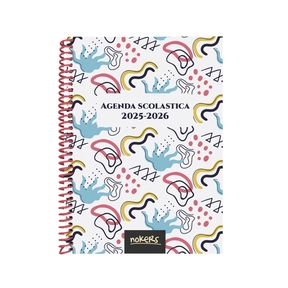 Agenda Nokers 25/26 Copertina Morbida Scuola Secondaria – Forms Splash