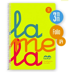 Lamela Notebook Polypropylene / Folio 3 mm