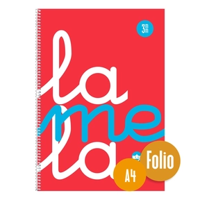 Lamela Notebook Polypropylene / Folio 3 mm