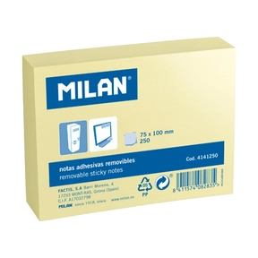 Notas Adhesivas Milan Removibles 75 x 100 mm 250 uds.