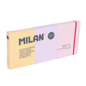 Milan Haftnotizen Pastell, 3er-Pack à 100 Stk., 38 x 50 mm