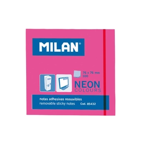Notes Adhésives Milan Néon 100 pcs. 76 x 76 mm