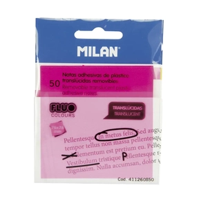 Milan Translucent Sticky Notes 76 x 76 mm 50 pcs.