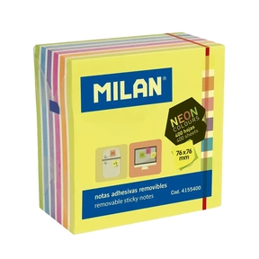 Foglietti Adesivi Milan Colori 400 pz. 76 x 76 mm