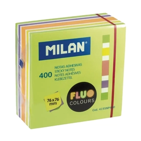 Milan Haftnotizen Colores, 400 Stk., 76 x 76 mm