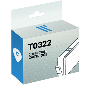Kompatibel Epson T0322 Cyanfarben