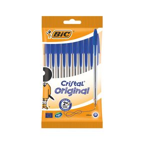 BIC Cristal Original (Sacchetto 10 pz. Blu)