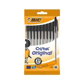 BIC Cristal Original (Sac 10 Pcs. Noir)