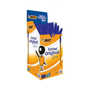 BIC Cristal Original Fine (Sac 50 Pcs.) (Bleu)