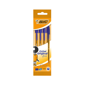 BIC Crystal Original Fine (Beutel 4 Stk. Blau)