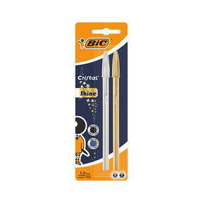 BIC Cristal Shine (Blister 2 Pç.)
