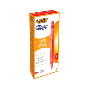 BIC Gel-ocity Original (Pack 12 Pcs.) (Rouge)